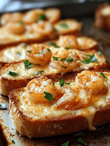 Cheesy Shrimp Toast