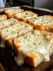 3-Ingredient Cheesy Garlic Bread