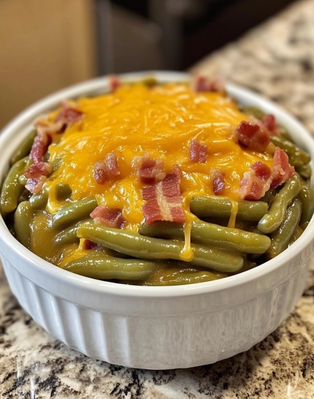 Slow Cooker Amish Green Bean Casserole