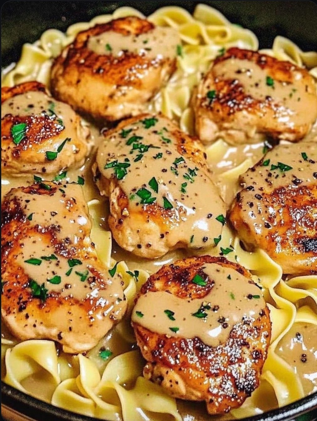 One-Pan Chicken with Buttered Noodles