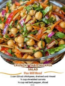 Crunchy Thai Chickpea Salad