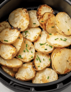 Crispy Air Fryer Potato Slices: Perfectly Golden and Delicious!