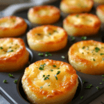 Cheddar Crusted Ground Beef and Rice Casserole