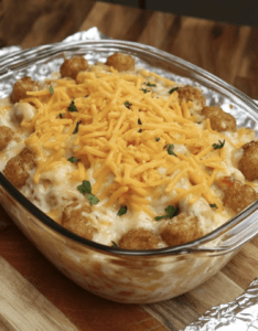 Tasty Tater Tot Casserole: Easy Weeknight Dinner Delight!