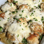 Biscuits and Gravy with Sausage and Egg Breakfast Casserole