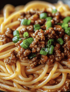 Savory Asian Ground Beef Noodles – A Family Favorite Recipe