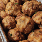 Meatball and Mashed Potato Bake