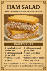 THE BEST HAM SALAD