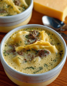 Creamy Alfredo Lasagna Soup
