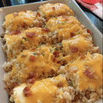 Slow cooker cheesy tator tots