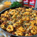 Cheesy Queso Chicken Fajita Skillet: A Flavorful One-Pan Delight!