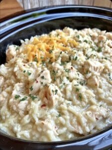 Slow Cooker No Peek Chicken & Rice