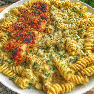 Creamy Garlic Parmesan Chicken Pasta (Easy 30-Minute Dinner!)