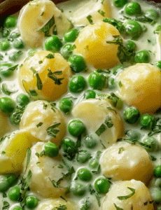 Delicious Creamed Potatoes and Peas Recipe: A Comforting Side Dish Favorite