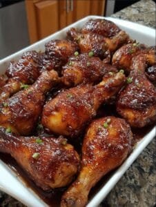 Slow Cooker Sticky Honey Soy Chicken Drumsticks