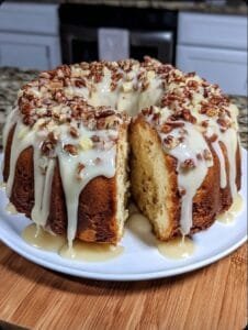 Pineapple Pecan Cream Cheese Pound Cake