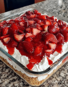 Strawberry Cream Cheese Icebox Cake Recipe