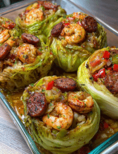 Viral Cabbage Boil w/ Shrimp, Sausage, and Bacon