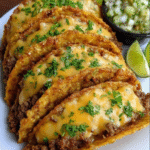 Creamy Garlic Butter Beef and Cheddar Rice