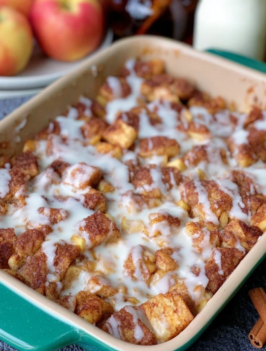 Apple Fritter Breakfast Casserole