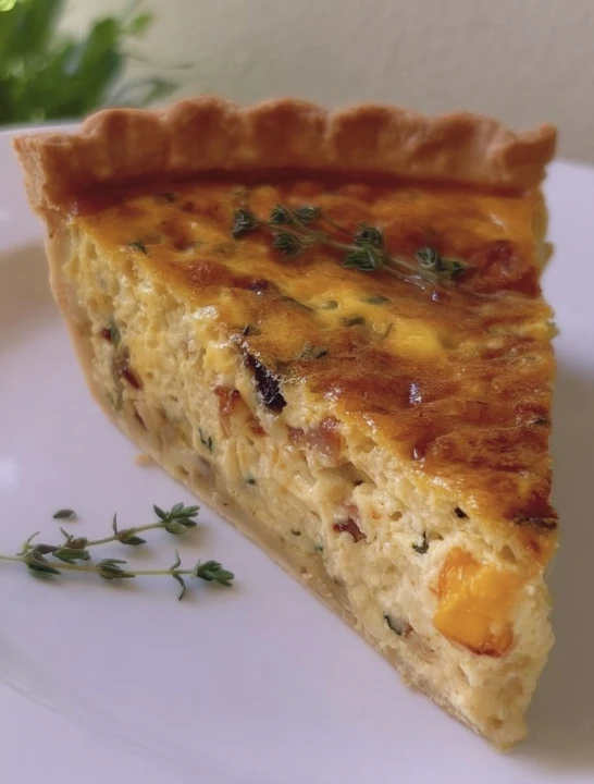 Bacon and Cheddar Quiche