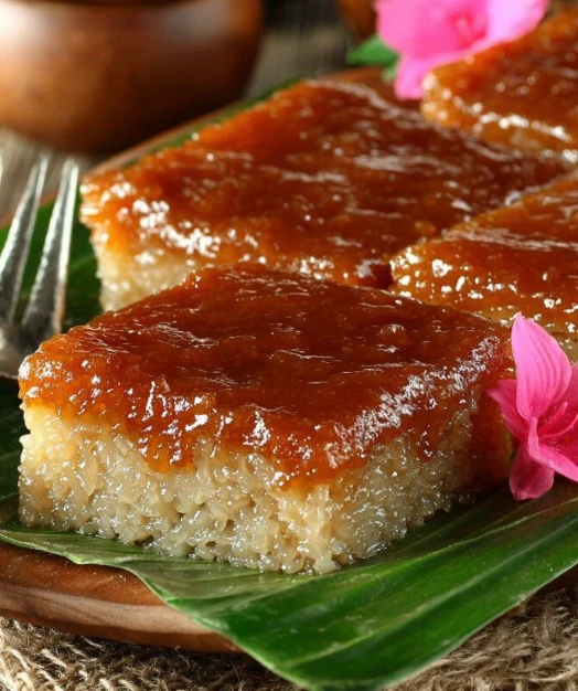 Best Baked Biko With Langka Recipe Homemade Biko With Langka Dessert How To Make Biko With Jackfruit Traditional Filipino ...