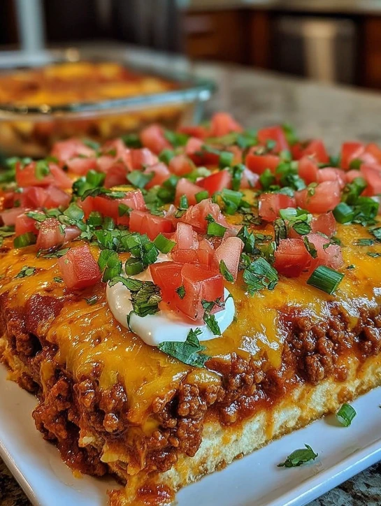 Baked Mexican Taco Lasagna
