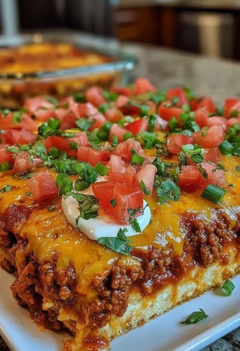 Best Baked Mexican Taco Lasagna Recipe Healthy Baked Taco Lasagna Ideas Gluten-free Mexican Taco Lasagna Bake Easy Vegetar...