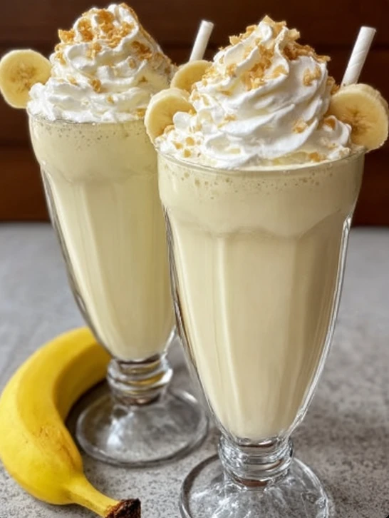 The Best Banana Milkshake