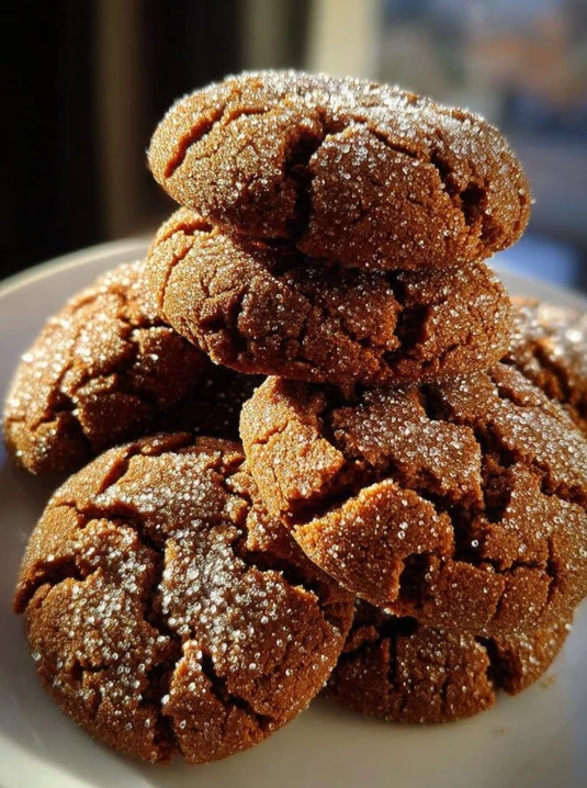 Ginger Molasses Christmas Cookies