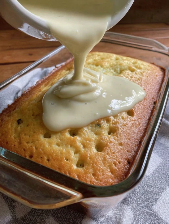 Key Lime Poke Cake