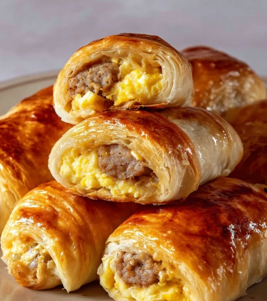 Sausage Egg Breakfast Rolls