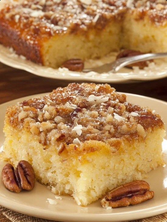 Upside-Down Georgia Pecan Cake