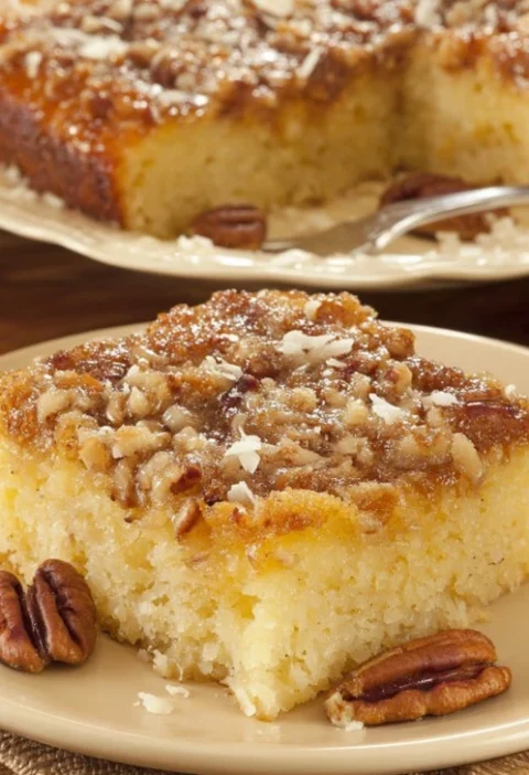 Best Upside-down Georgia Pecan Cake Recipe Easy Homemade Georgia Pecan Cake How To Make A Pecan Upside-down Cake Georgia P...