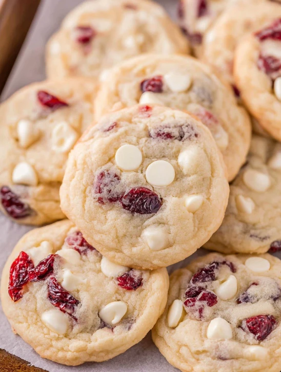 White Chocolate Cranberry Cookies