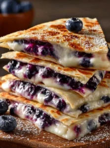 Blueberry Breakfast Quesadilla
