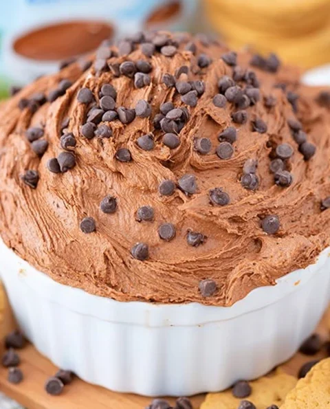 Brownie Batter Dip Recipe Easy Brownie Batter Dip Vegan Brownie Batter Dip Gluten-free Brownie Batter Dip Brownie Batter D...