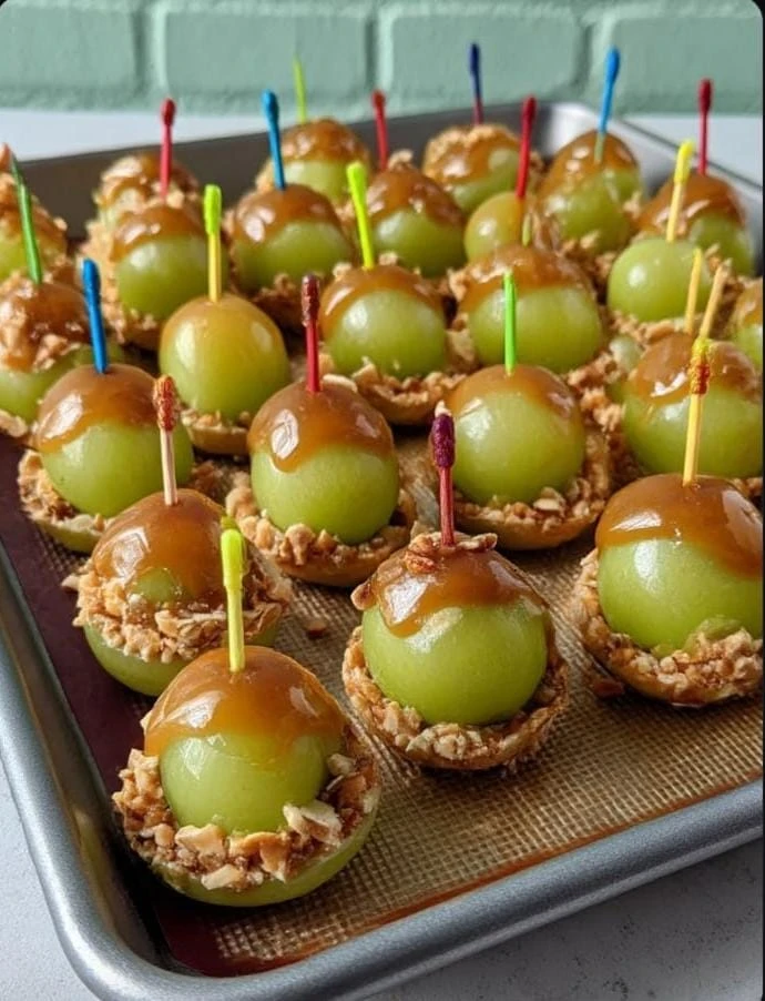 Caramel Apple Grapes
