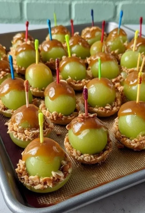 Caramel Apple Grapes Recipe How To Make Caramel Apple Grapes Best Caramel For Apple Grapes Caramel Apple Grapes Tutorial D...