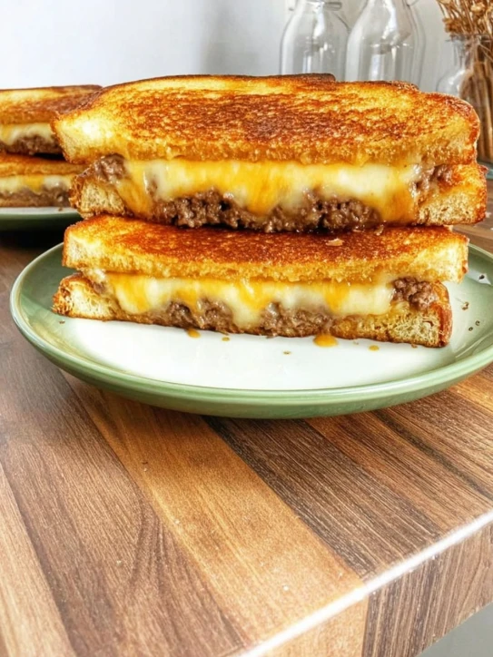 Cheesy Patty Melts with Special Sauce