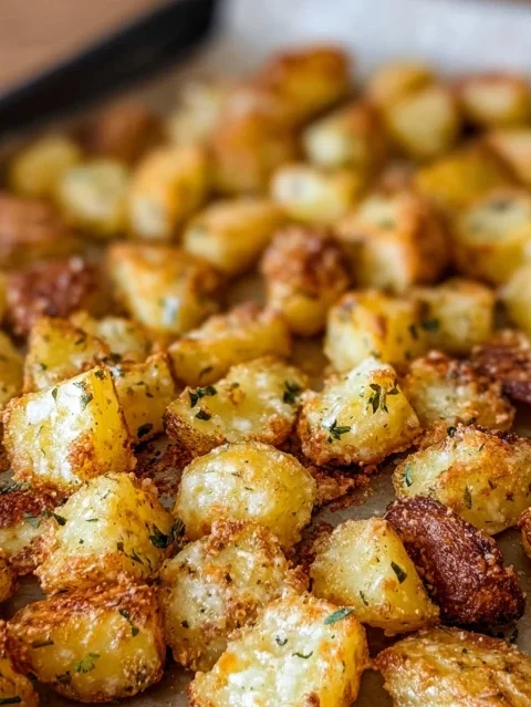Cheesy Ranch Oven Roasted Potatoes