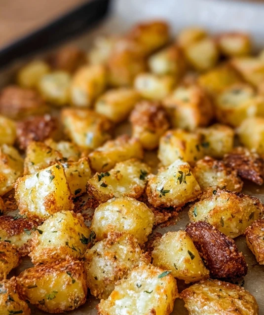 Cheesy Ranch Oven Roasted Potatoes