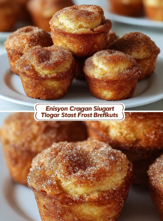cinnamon sugar French toast muffins
