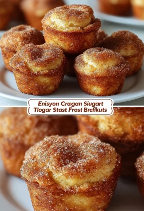 Cinnamon Sugar French Toast Muffins