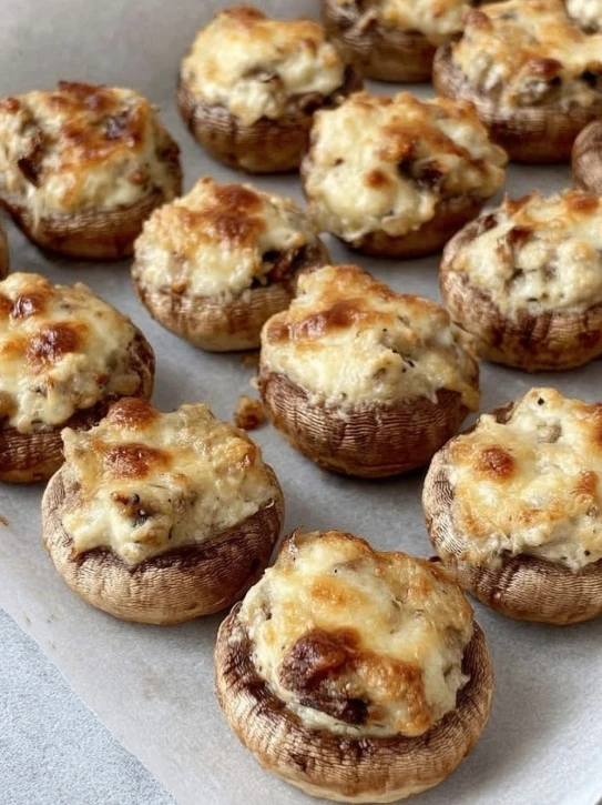 Cream Cheese Stuffed Mushrooms