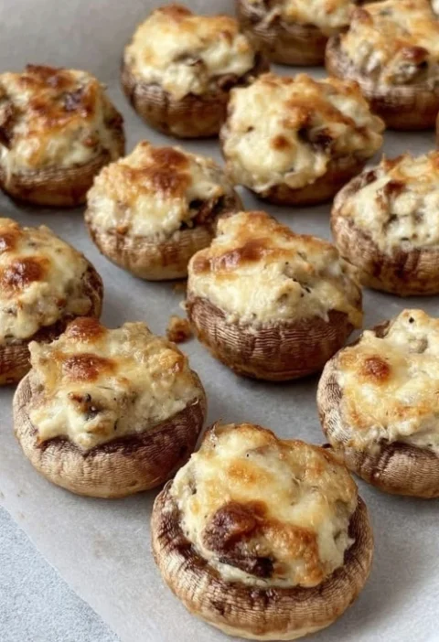 Cream Cheese Stuffed Mushrooms Recipe Easy Cream Cheese Stuffed Mushrooms Best Cream Cheese Mushroom Appetizer Low Carb Cr...