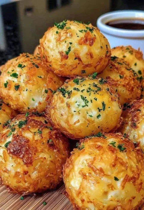 Crispy Potato Cheese Bombs Recipe Garlic Butter Potato Cheese Bombs Best Crispy Potato Bombs With Cheese Easy Cheesy Garli...