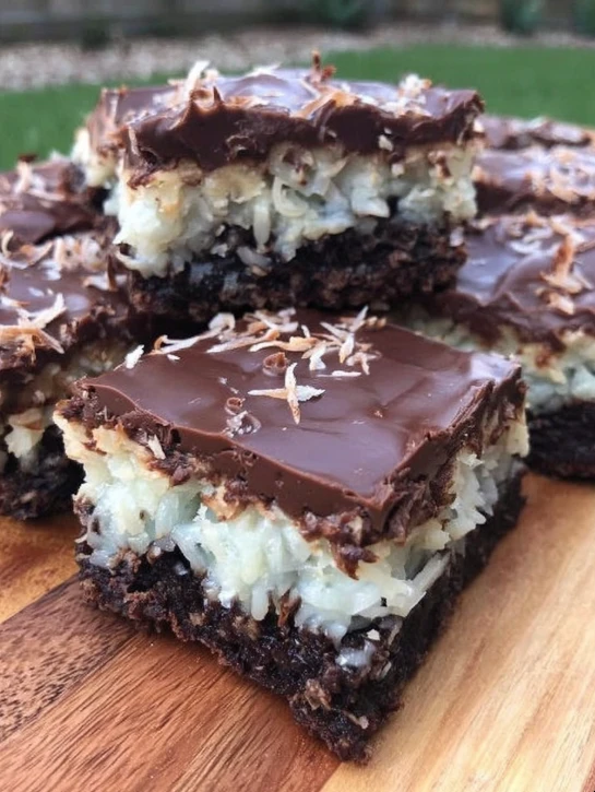 Decadent Chocolate Coconut Mounds Cake with Rich Cocoa and Gooey Chocolate Chips 🍫🥥