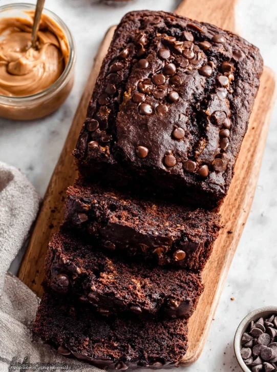 Double Chocolate Banana Bread Recipe Best Double Chocolate Banana Bread Moist Double Chocolate Banana Bread Vegan Double C...
