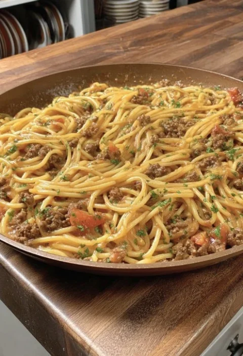 Easy 20-minute Taco Spaghetti Recipe Cheesy Taco Spaghetti Delight Quick Best Cheesy Taco Spaghetti Under 20 Mins How To M...